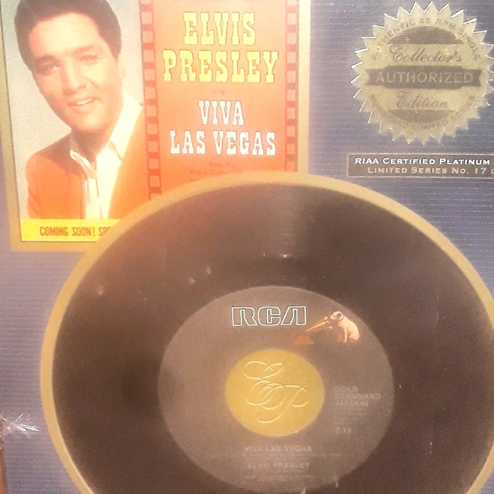 Elvis Presley Limited Edition 45 Viva Las Vegas